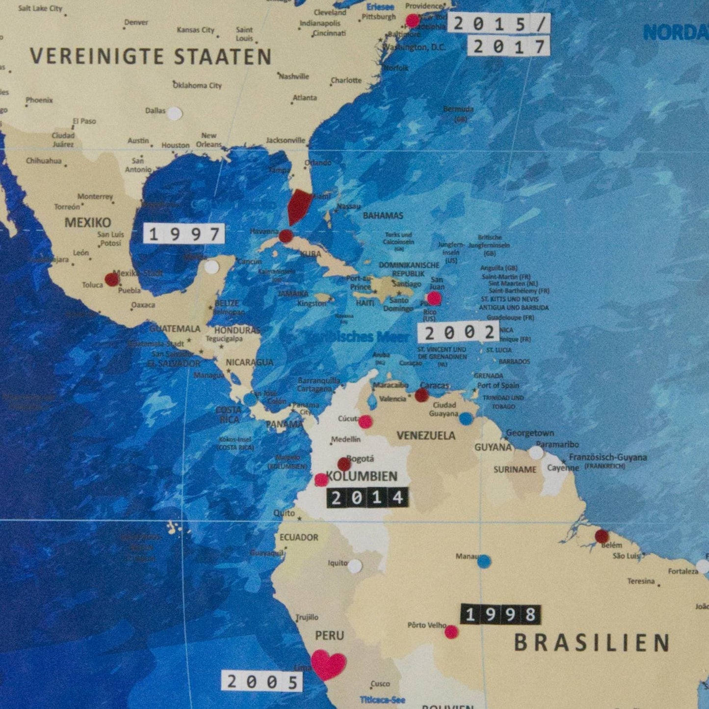 Sticker - Reisedaten