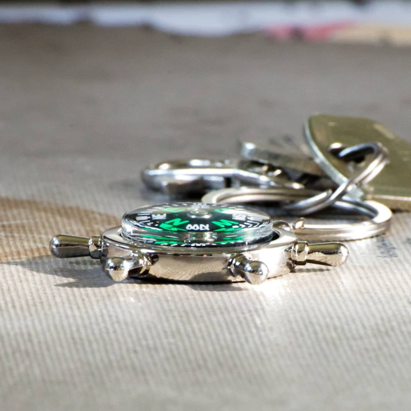 Schlüsselanhänger Kompass