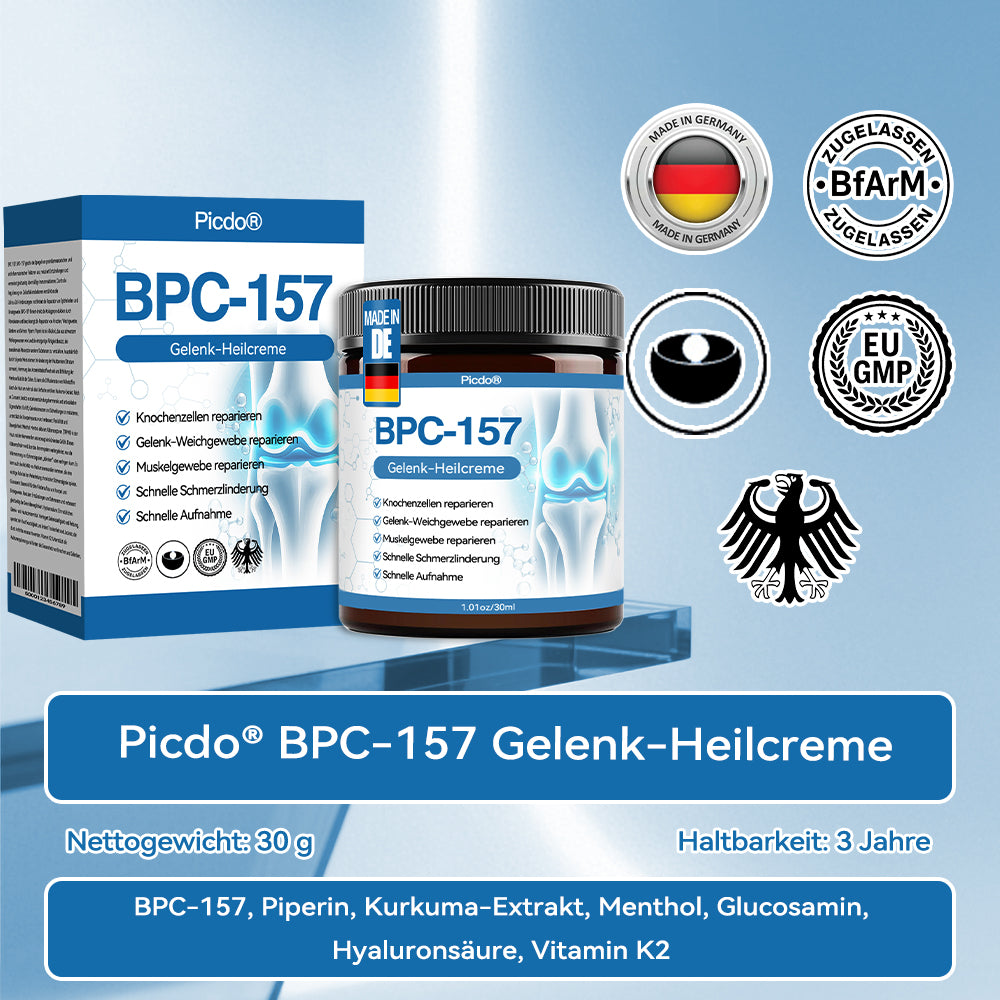 𝖯𝗂𝖼𝗱𝗼® BPC-157 Gelenkheilcreme🦴Behandelt Arthritis, Neuropathie, Rheuma, Sportverletzungen & mehr🦵