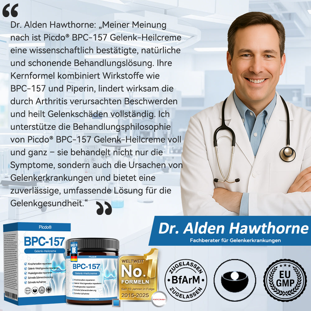𝖯𝗂𝖼𝗱𝗼® BPC-157 Gelenkheilcreme🦴Behandelt Arthritis, Neuropathie, Rheuma, Sportverletzungen & mehr🦵