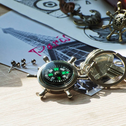 Schlüsselanhänger Kompass